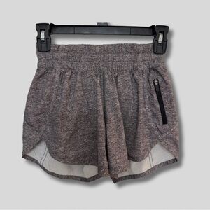Lululemon Tracker Short V 4" Heather Lux Multi Black Size 4